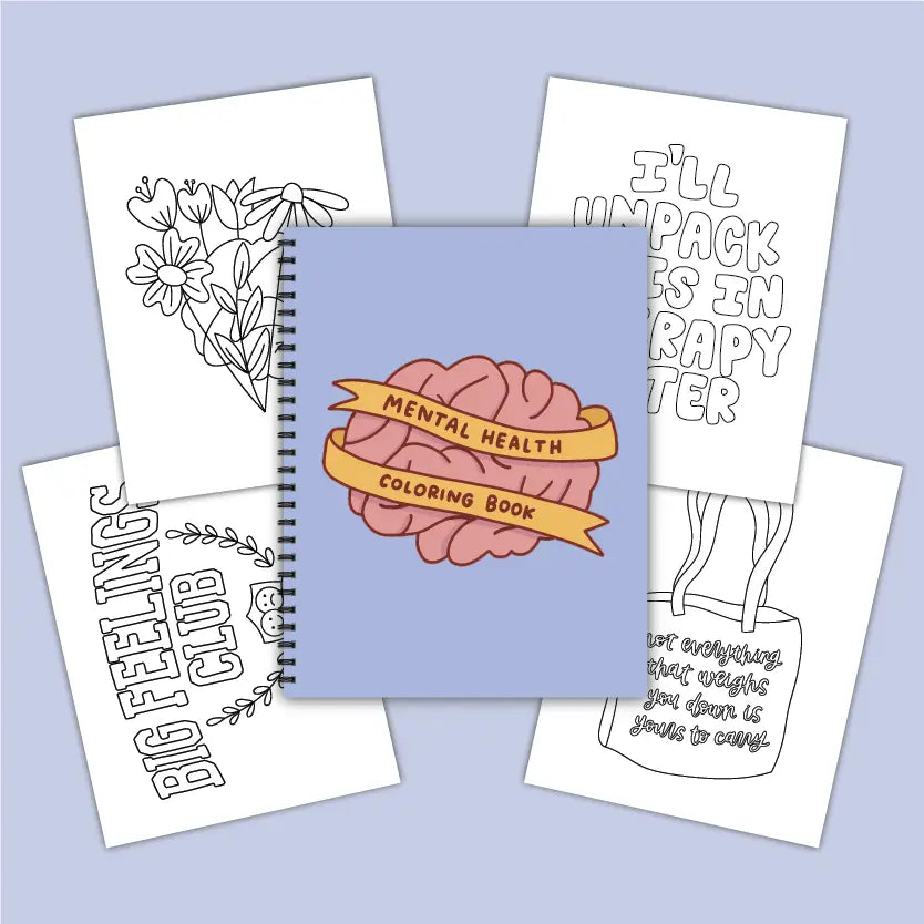 Mental Health coloring book