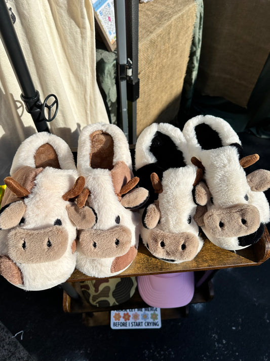 Cow Slippers